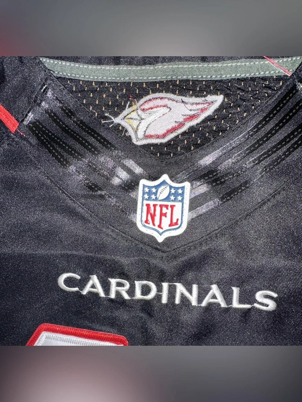 Pat Tillman #40 Nike NFL Cardinals Black Jersey 56 On Field Retired NWT Flaws